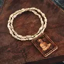 Govt Certified Bageshwar Dham Sitaram Hanumanji Tulsi Necklace